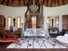 Molelo lounge at Molori Safari Lodge in the Madikwe Game Reserve.