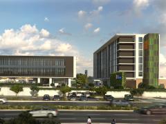An artist’s impression of the Hilton Garden Inn Gaborone, slated to open in 2017.