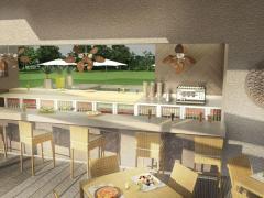An artist’s impression of the bar at Cresta Maun Resort, which is expected to open next year.