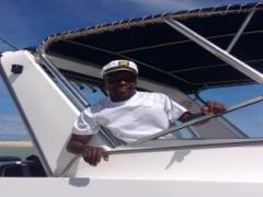 38 foot Supercat Catamaran boat able to accommodate 12 guests.