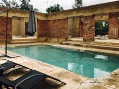 A fire burned down part of the Cornwall Safari Lodge in Southern Botswana last year.