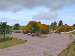 An artist’s impression of Bona Botswana Lodge, expected to open next year.