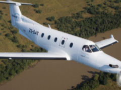 Federal Airlines showcased its new Pilatus PC-12 aircraft during an air-to-air photography shoot.