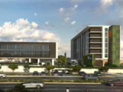 An artist’s impression of the 150-room Hilton Garden Inn Gaborone, expected to open next year.