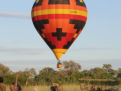 Hot-air balloon safaris are now available at Kadizora Camp in Botswana.