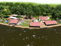 A 3D model of Zambezi Mubala River Lodge which is set to open on November 1.