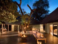 River Lodge in the Sabi Sand before the recent fire damage. 