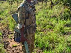 A Game ranger in the Pilanesberg Game Reserve. Photo credit Candice Wagener