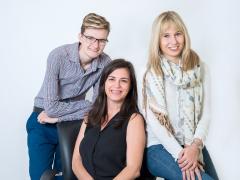 Left to right: Candice Wagener, Angela Kelly and Kylie Granat.