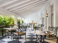 Parachichi Restaurant patio with garden view. Source: Four Points by Sheraton  