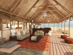 The new safari camp is on a private reserve on the northern boundary of the Central Kalahari Game Reserve.