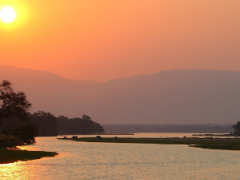  The five units are situated along the Zambezi River, looking out over the floodplain. 