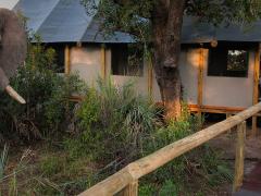 The camp will be rebuilt as sustainably as possible.