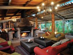 Ukhozi Lodge in the Eastern Cape affected by fire.