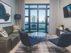 The 140-apartment property is near the Umhlanga Pier and Lighthouse and overlooks the coastline.