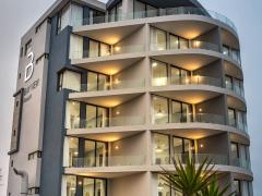 A new hotel has opened on the beachfront.