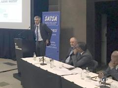 L-R: Tim Harris, David Frost, Ravi Nadasen, Sisa Ntshona