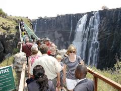 Growth in tourism to Victoria Falls is increasing after the change in government. 
