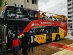 Kampala has received its first tourist sightseeing bus. Credits: Primate World Safaris.