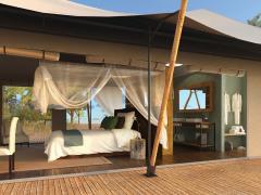 Experience the deep African bush from the luxury of a fully-equipped tented camp