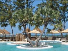 Renovations are in progress at Kola Beach Resort in Kenya. 