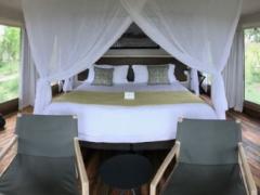 Newly refurbished luxury tent