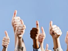 Thumbs-up for building sustainable tourism enterprises.