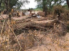 Serious damage to camps in Tsavo East National Park.
