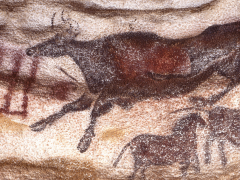 Replicas of the Lascaux cave paintings are on display in Johannesburg.
