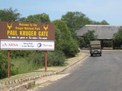 KNP’s Paul Kruger Gate inaccessible due to protests taking place just outside the gate.