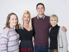 The TU editorial team (from left to right): Catherine Bower, Kerry Hayes, Anton Marsh, Kylie Granat