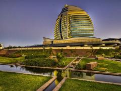 The five-star Corinthia Hotel Khartoum is in the centre of Khartoum’s commercial, business and administrative districts.