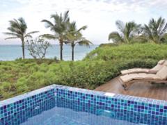 The new plunge pools are ready well ahead of schedule.