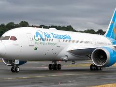 Air Tanzania receives its long-awaited Boeing 787-8 Dreamliner.