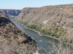 The 2 574km-long river challenges river rafters with violent rapids, twists and turns.