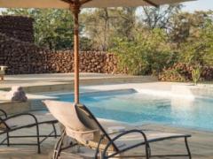 Mashatu Lodge recently completed its latest addition, a new rim-flow pool. Credits: Ethos Marketing.