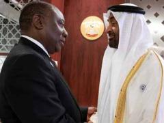 A handshake of commitment. Credit: La Gazzetta del Sudafrica.