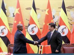 Uganda has opened a park in China in the hope of encouraging more visitors to Africa.