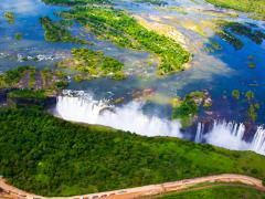 Airlink offers direct flights between Cape Town and Victoria Falls.