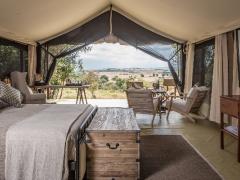 Entim Camp in Kenya has been redesigned, improving guests’ experience when visiting the Maasai Mara Game Reserve. Credits: Entim Camp.