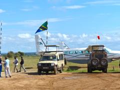 Passengers have been urged to allow extra time before departure at Seronera, Serengeti. Credit: Roman Boed.