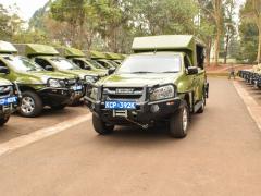 KWS recently acquired 26 new vehicles to combat the ongoing human-wildlife conflict occurring in Kenya. Credits: KWS. 