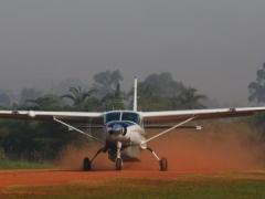 The local airline will fly three times a week, making it easier for tourists to access the park famed for its mountain gorilla population. Credit: Fly Uganda.
