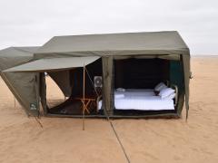 Explore Namibia in mobile tented accommodation with Live the Journey.