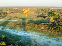 Hot air balloon flights a win for the Okavango.