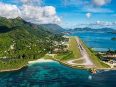 The recently opened CIP Payanke Lounge at Seychelles International Airport incorporates island flair. 