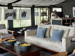 Sanctuary Ngorongoro Crater Camp recently completed an upgrade, and now features new safari tents, a lounge area, dining room and wraparound decking. Credits: Sanctuary Retreats.