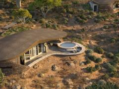 Mashatu Euphorbia in Botswana will open in June 2020, comprising eight private guest villas high up on a cliff face. Credits: Mashatu Botswana. 