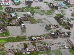 90% of Mozambique's port city Beira has been reported as destroyed.