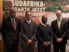 Some of the panellists at the SA Tourism round-table at ITB Berlin.